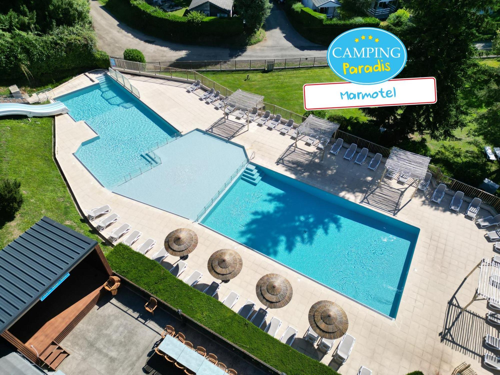 Camping Paradis Marmotel Saint-Geniez-dʼOlt Zewnętrze zdjęcie